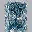 2.19 Ct. Fancy Vivid  Blue Radiant Lab Grown Diamond