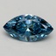 1.37 Ct. Fancy Vivid Blue Marquise Lab Grown Diamond