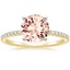 18K Yellow Gold Ballad Three-Quarter Coverage Diamond Ring (1/4 ct. tw.), smalltop view