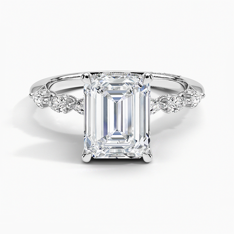 Tacori Sculpted Crescent Engagement Ring