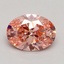 1.50 Ct. Fancy Intense Pink Oval Lab Grown Diamond