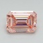 1.22 Ct. Fancy Vivid Pink Emerald Lab Grown Diamond