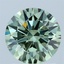 1.51 Ct. Fancy Vivid Green Round Lab Grown Diamond