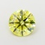 1.90 Ct. Fancy Intense  Yellow Round Lab Grown Diamond
