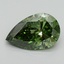 3.01 Ct. Fancy Vivid Pacific Green Pear Lab Grown Diamond