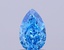 1.22 Ct. Fancy Vivid Blue Pear Lab Grown Diamond