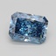 1.59 Ct. Fancy Vivid Blue Radiant Lab Grown Diamond