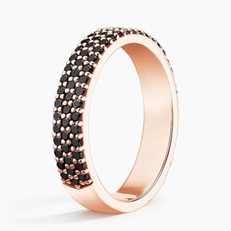 Ballad Multi Row Black Diamond Ring