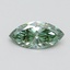 1.00 Ct. Fancy Vivid Green Marquise Lab Grown Diamond