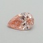 0.30 Ct. Fancy Vivid Pink Pear Lab Grown Diamond