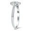 The Bergmont Ring, smalltop view on a hand