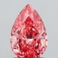 1.17 Ct. Fancy Vivid  Pink Pear Lab Grown Diamond