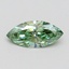0.52 Ct. Fancy Vivid Green Marquise Lab Grown Diamond