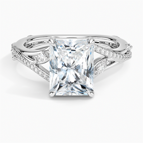 Platinum Begonia Vine Diamond Ring (1/4 ct. tw.)