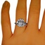 The Killian Ring, smalltop view on a hand