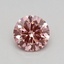 0.36 Ct. Fancy Vivid Pink Round Lab Grown Diamond
