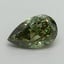 1.04 Ct. Fancy Vivid Pacific Green Pear Lab Grown Diamond