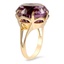 The Caralea Ring, smalltop view on a hand