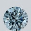 1.10 Ct. Fancy Vivid Blue Round Lab Grown Diamond
