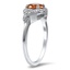 The Markita Ring, smalltop view on a hand