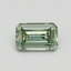 0.80 Ct. Fancy Intense Pacific Green Emerald Lab Grown Diamond