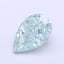 1.65 Ct. Fancy Vivid  Green Pear Lab Grown Diamond