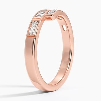 Brooklyn Baguette Lab Diamond Bypass Ring