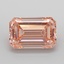 3.97 Ct. Fancy Intense  Pink Emerald Lab Grown Diamond