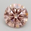 2.88 Ct. Fancy Intense Pink Round Lab Grown Diamond