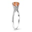 The Saudra Ring, smalltop view on a hand