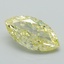 2.69 Ct. Fancy Yellow Marquise Lab Grown Diamond