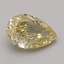 1.17 Ct. Fancy Intense Yellow Pear Lab Grown Diamond