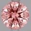 1.06 Ct. Fancy Vivid Pink Round Lab Grown Diamond