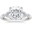 Platinum Verbena Diamond Ring, smalltop view