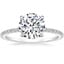 18K White Gold Demi Three-Quarter Coverage Diamond Ring (1/3 ct. tw.), smalltop view