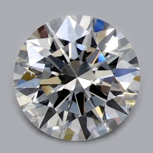 Round diamond — real photo