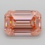 4.06 Ct. Fancy Vivid  Pink Emerald Lab Grown Diamond