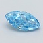 0.71 Ct. Fancy Vivid  Blue Marquise Lab Grown Diamond