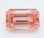 0.91 Ct. Fancy Intense  Pink Emerald Lab Grown Diamond