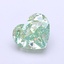 1.40 Ct. Fancy Vivid  Green Heart Lab Grown Diamond