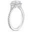 18K White Gold Joy Three-Quarter Coverage Diamond Ring, smallside view