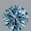 2.29 Ct. Fancy Vivid  Blue Round Lab Grown Diamond