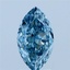 2.29 Ct. Fancy Vivid Blue Marquise Lab Grown Diamond