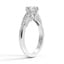 Vintage-Inspired Cathedral Diamond Ring, smallside view