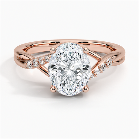 14K Rose Gold Chamise Diamond Ring (1/15 ct. tw.)