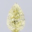 5.09 Ct. Fancy Intense  Yellow Pear Lab Grown Diamond