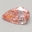 0.56 Ct. Fancy Vivid Pink Pear Lab Grown Diamond