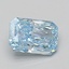 1.02 Ct. Fancy Vivid Blue Radiant Lab Grown Diamond