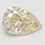 2.07 Ct. Fancy Light Yellow Pear Lab Grown Diamond