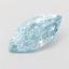 1.08 Ct. Fancy Vivid Blue Marquise Lab Grown Diamond